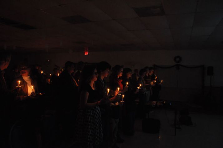 Christmas Candlelight Service & Fellowship 2012